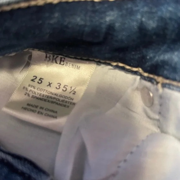 BKE Payton mid rise skinny size 25x35.5 EUC - Picture 5 of 9